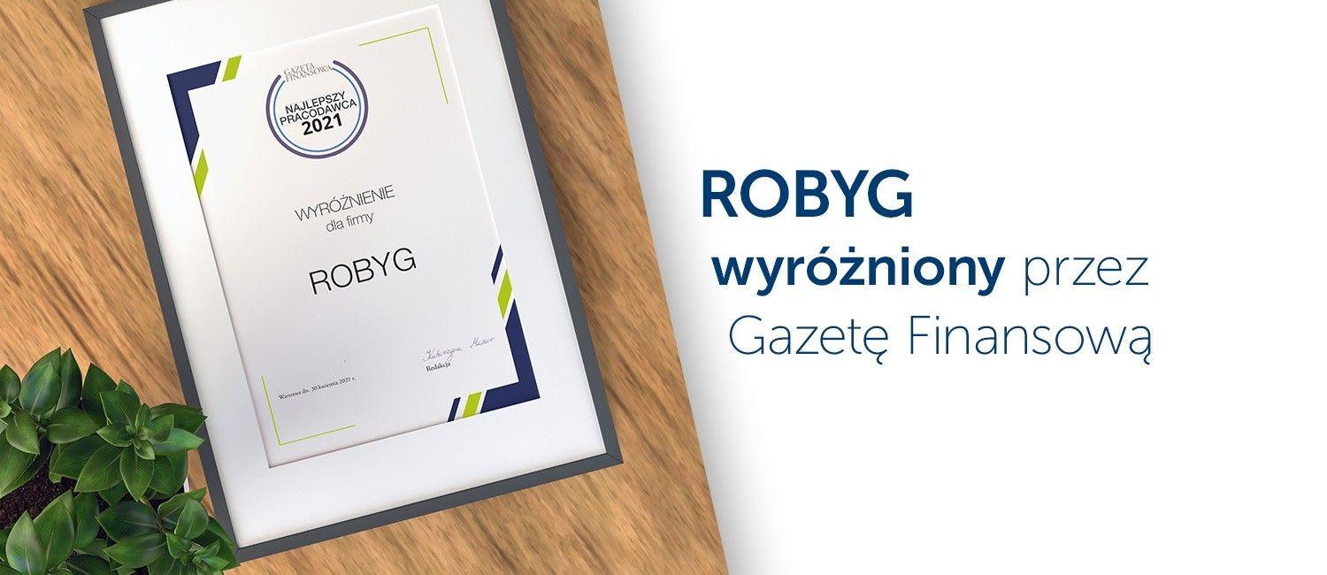 Robyg najlepszym pracodawcą 2021 roku!