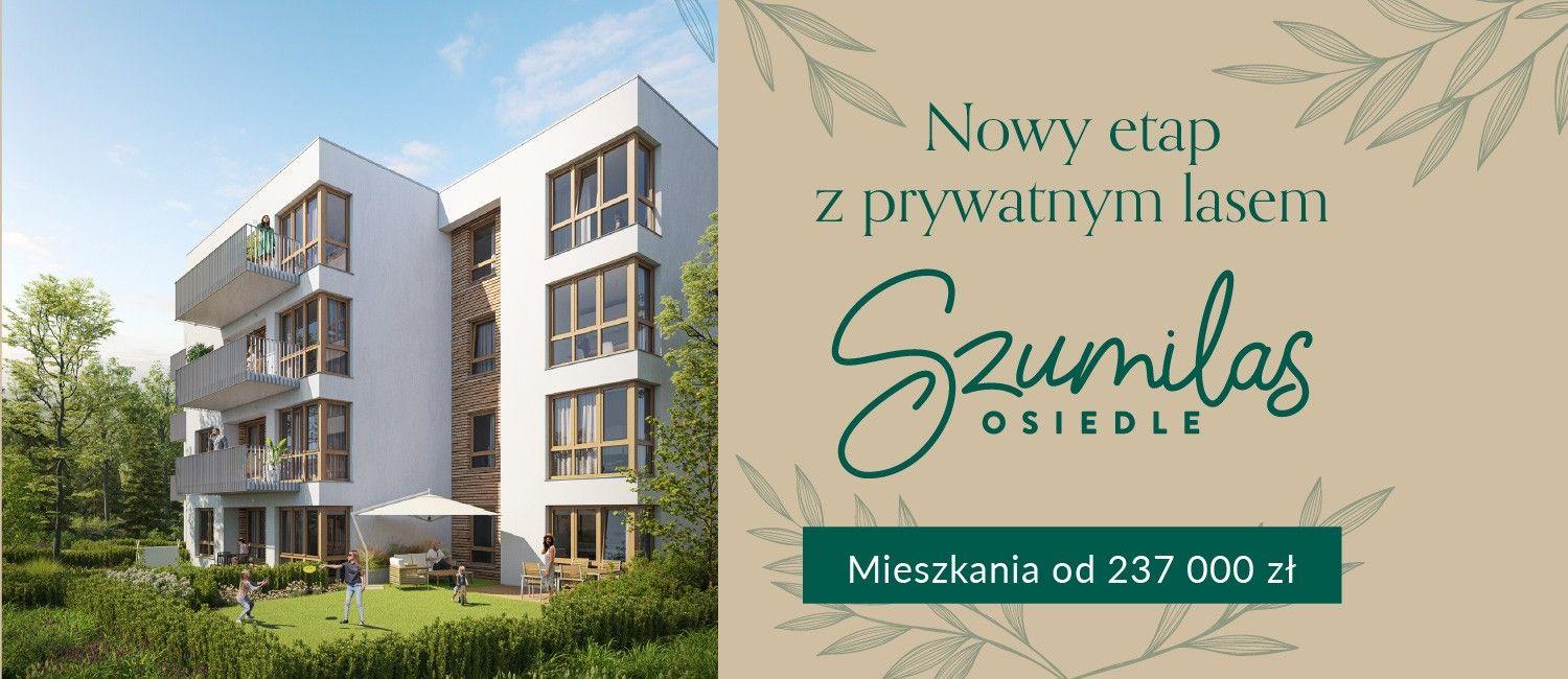 Szumilas - nowy etap osiedla z prywatnym lasem