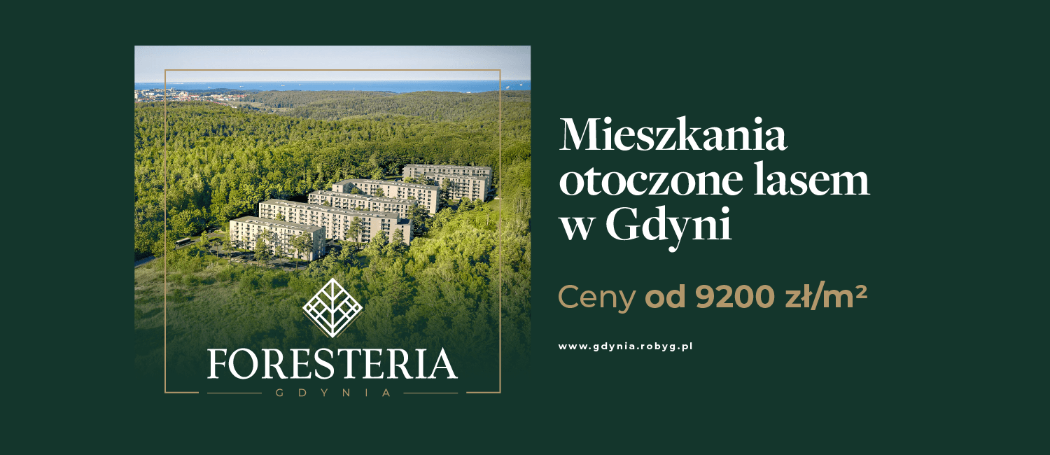 Foresteria - mieszkania otoczone lasem w Gdyni