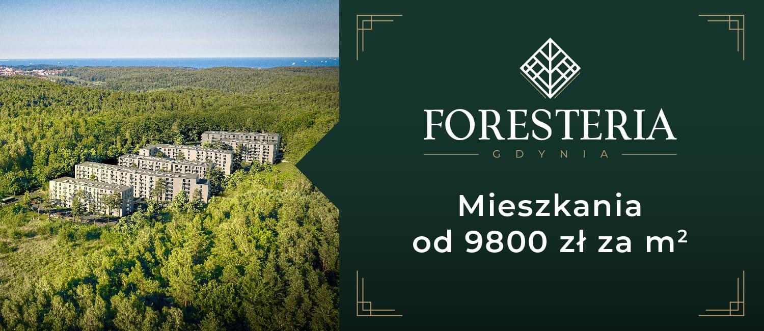 Foresteria - zamieszkaj w Gdyni już od 9 800 zł za m2