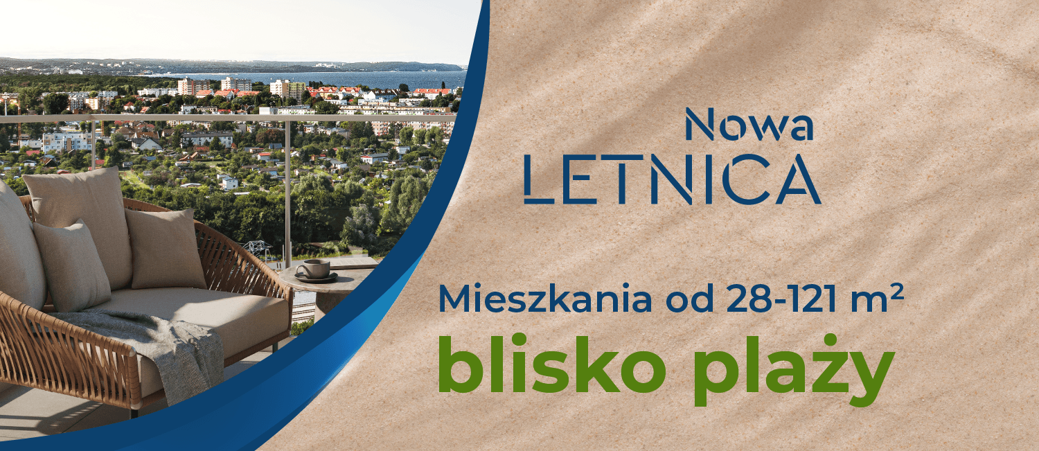 Nowa Letnica - zamieszkaj blisko plaży!