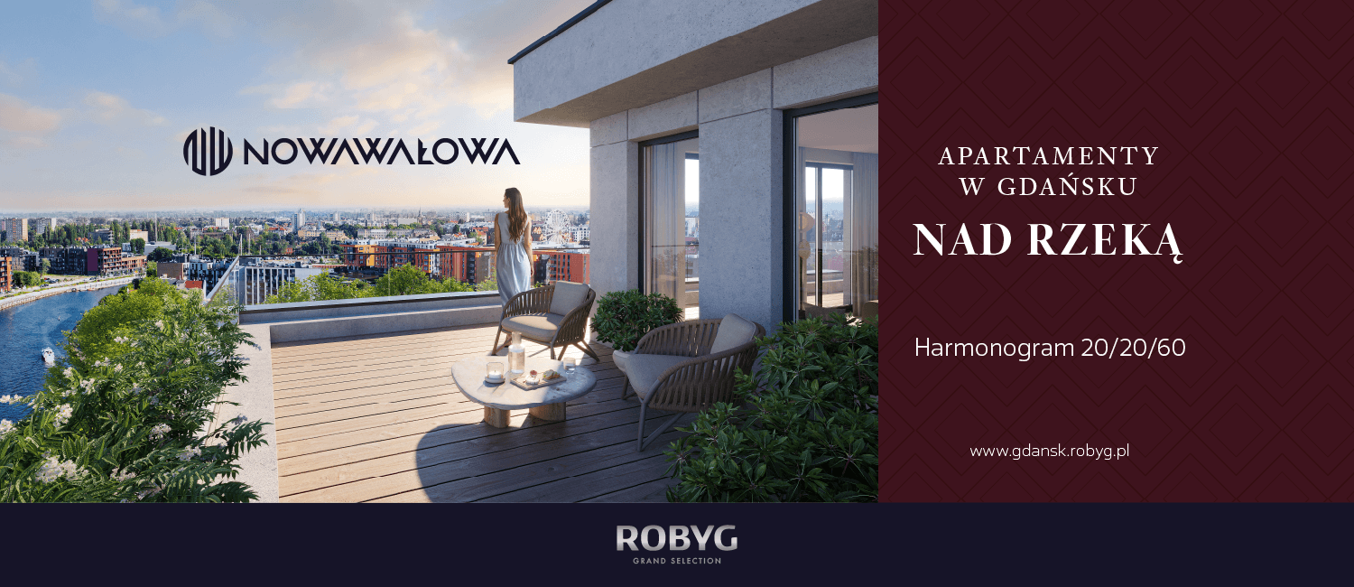 Nowa Wałowa - apartamenty w Gdańsku nad rzeką z harmonogramem płatności