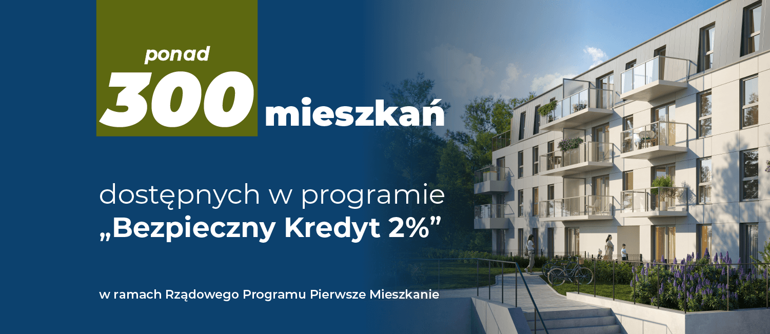 Sprawdź mieszkania od ROBYG dostępne w programie "Bezpieczny kredyt 2%"