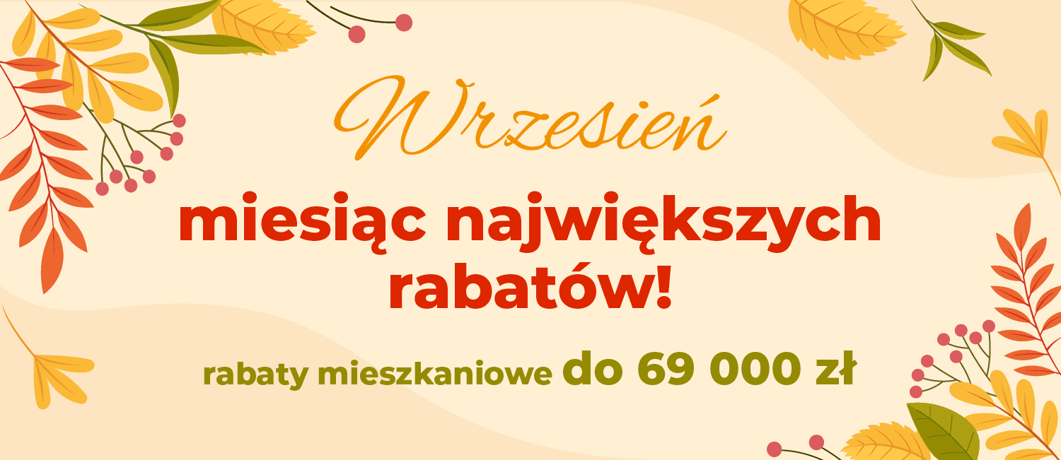 Wrzesień - miesiąc największych rabatów!