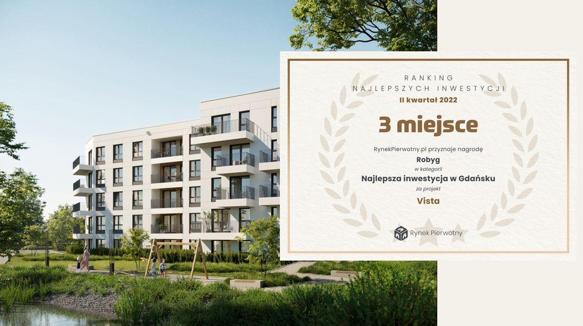  Vista - 3 miejsce w rankingu Najlepszych inwestycji mieszkaniowych w Gdańsku!